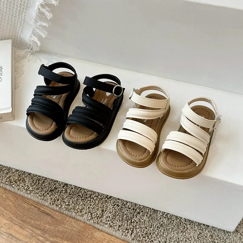 New Sandals Fashion Simple Summer Girls Shoes Versatile Soft Anti Slip Lightweight Child Sandals Retro Classic Thick Beach Shoes
New Sandals Fashion Simple Summer Girls Shoes Versatile Soft Anti Slip Lightweight Child Sandals Retro Classic Thick Beach Shoes