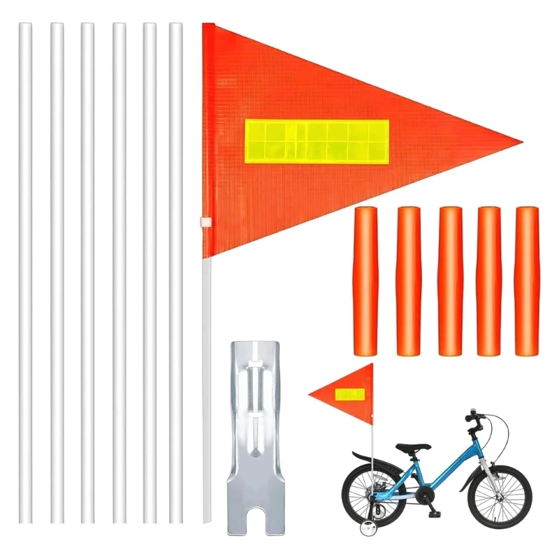 652F 13pcs Regulable Bicycles Warning Flag for Children Including Fiberglasses Poles Cycling Accessories
652F 13pcs Regulable Bicycles Warning Flag for Children Including Fiberglasses Poles Cycling Accessories