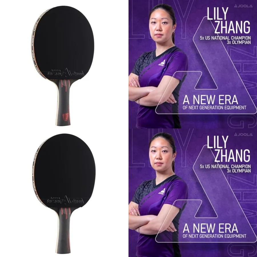 Infinity Overdrive - Professional Performance Ping Pong Paddle with Carbon Technology - Black Rubber on Both Sides - Competitio
Infinity Overdrive - Professional Performance Ping Pong Paddle with Carbon Technology - Black Rubber on Both Sides - Competitio