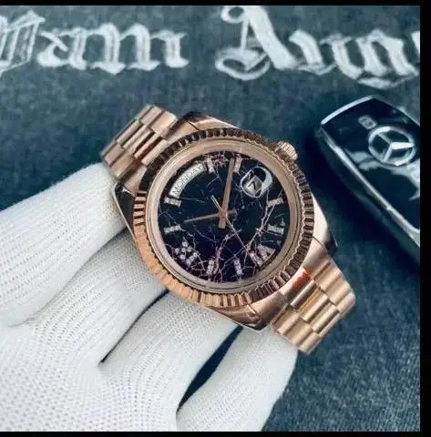 Новые роскошные мужские механические часы с автоматическим заводом Daydate розовое золото кофе римский циферблат синий зеленый сапфир
Новые роскошные мужские механические часы с автоматическим заводом Daydate розовое золото кофе римский циферблат синий зеленый сапфир