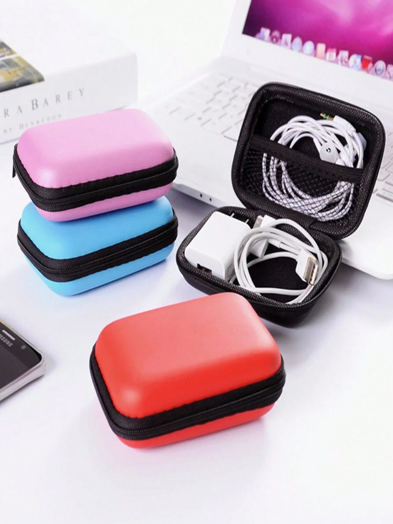 1pc Portable Multifunctional Bag For Data Cable, Earphone, Coins, Keys, Charger, Small Digital Accessories And Travel Supplies
1pc Portable Multifunctional Bag For Data Cable, Earphone, Coins, Keys, Charger, Small Digital Accessories And Travel Supplies