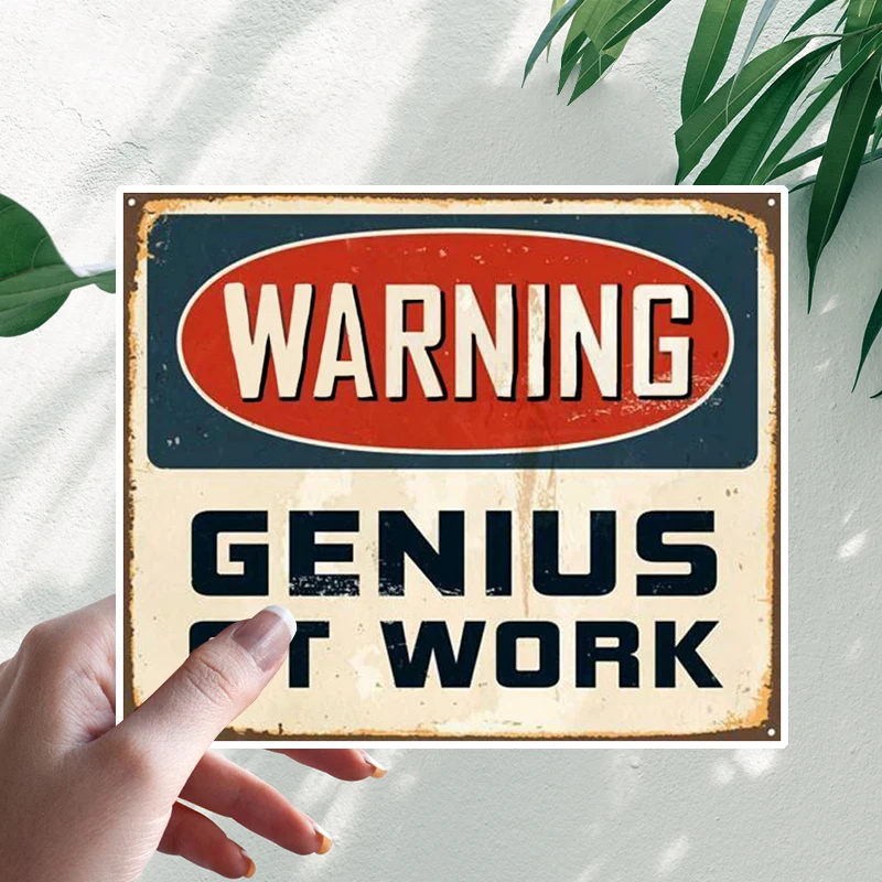 GENIUS AT WORK Interesting Car Stickers Motorcycle Vinyl Decal Waterproof Windshield Auto Accessories #S90271
GENIUS AT WORK Interesting Car Stickers Motorcycle Vinyl Decal Waterproof Windshield Auto Accessories #S90271