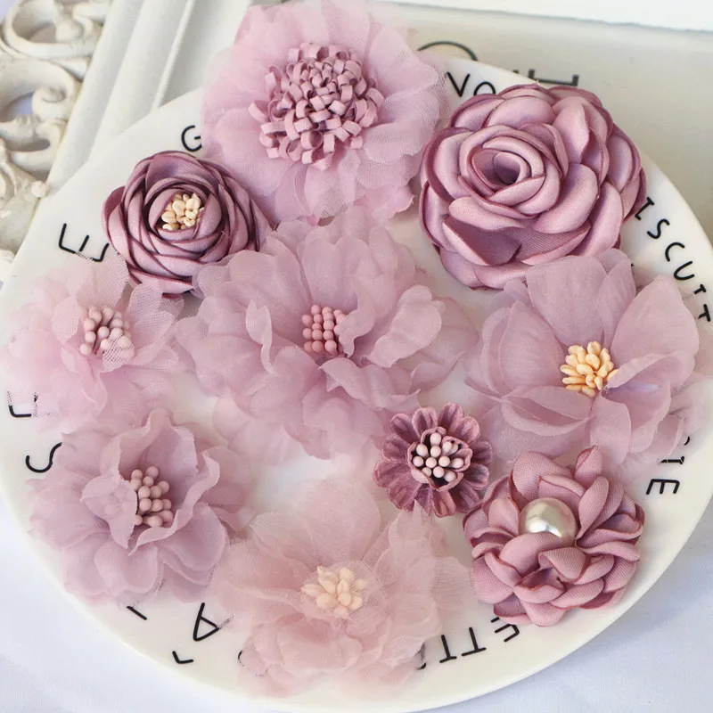 10Pcs/Set Mix Fabric Flowers Simulation Flower Head Decoration Flowers For DIY Accessories
10Pcs/Set Mix Fabric Flowers Simulation Flower Head Decoration Flowers For DIY Accessories