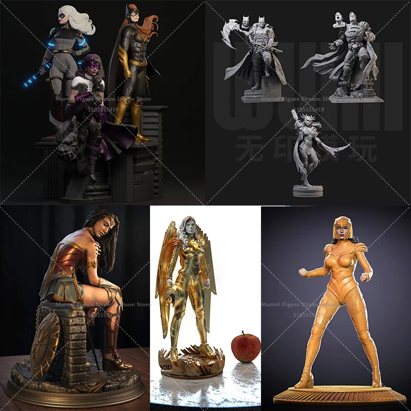 1/24 1/18 Scale DIY Self-assembled GK 3D Resin Un-panited Doll White Model the Three Giants Golden Armor Diana Clark Wayne
1/24 1/18 Scale DIY Self-assembled GK 3D Resin Un-panited Doll White Model the Three Giants Golden Armor Diana Clark Wayne