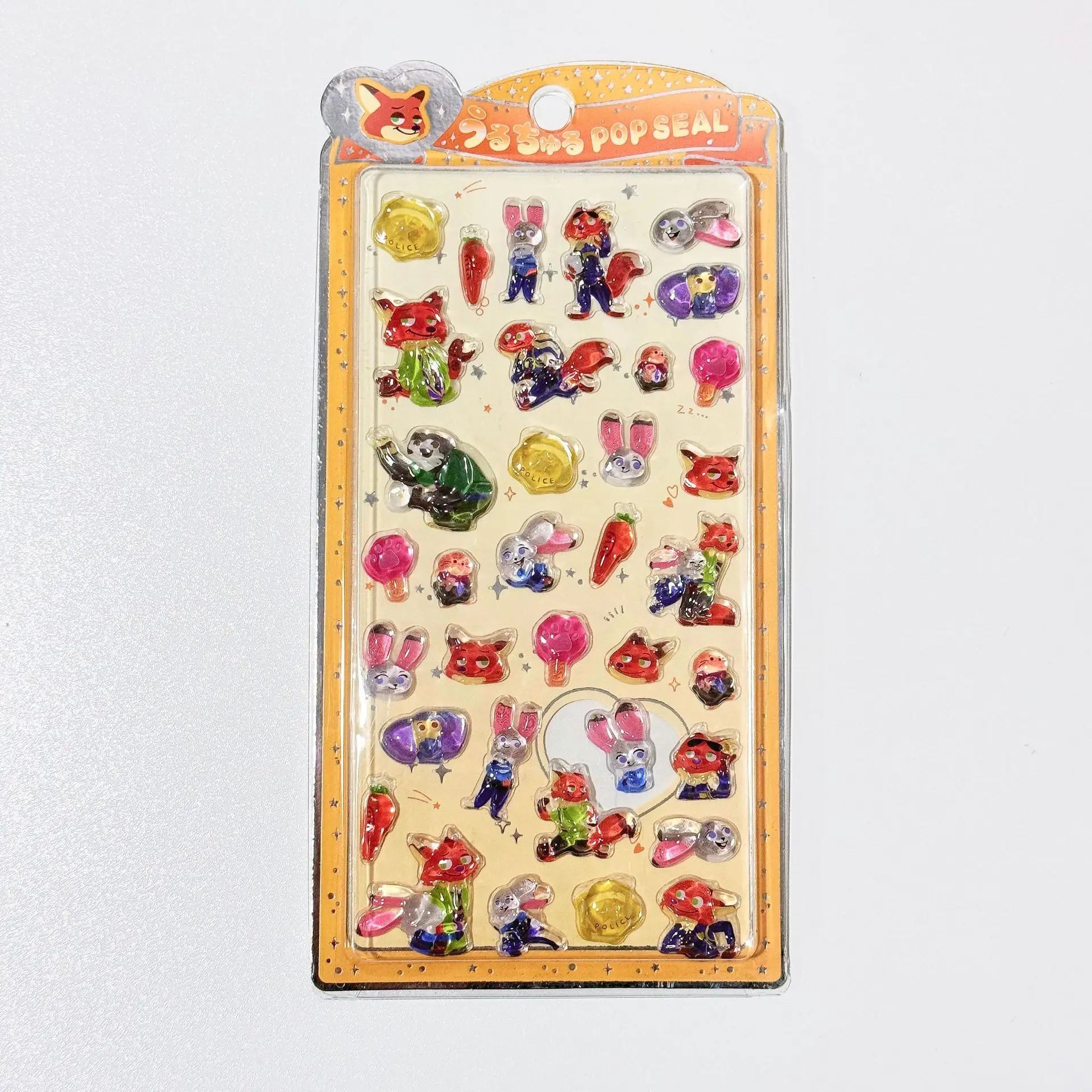 Zootopia 3D Epoxy Resin Stickers Solid Crystal Embossed Cute Cartoon Decorative Stickers For Kids Laptop Phone Case Decoration
Zootopia 3D Epoxy Resin Stickers Solid Crystal Embossed Cute Cartoon Decorative Stickers For Kids Laptop Phone Case Decoration