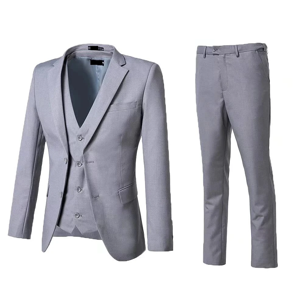Light Grey Men Suits Set Tailored Notch Lapel Blazer Trousers Wedding Clothing Party Wear Tailored 3Pcs Jacket Pants Vest Outfit
Light Grey Men Suits Set Tailored Notch Lapel Blazer Trousers Wedding Clothing Party Wear Tailored 3Pcs Jacket Pants Vest Outfit