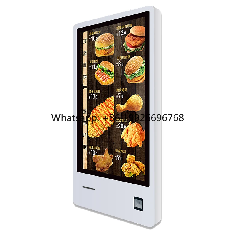 Regitech 32/42Inch Touch Screen Digital Menu Board Self Service Health Order Kiosk SDK Aluminum Tempered Glass Android OS for
Regitech 32/42Inch Touch Screen Digital Menu Board Self Service Health Order Kiosk SDK Aluminum Tempered Glass Android OS for