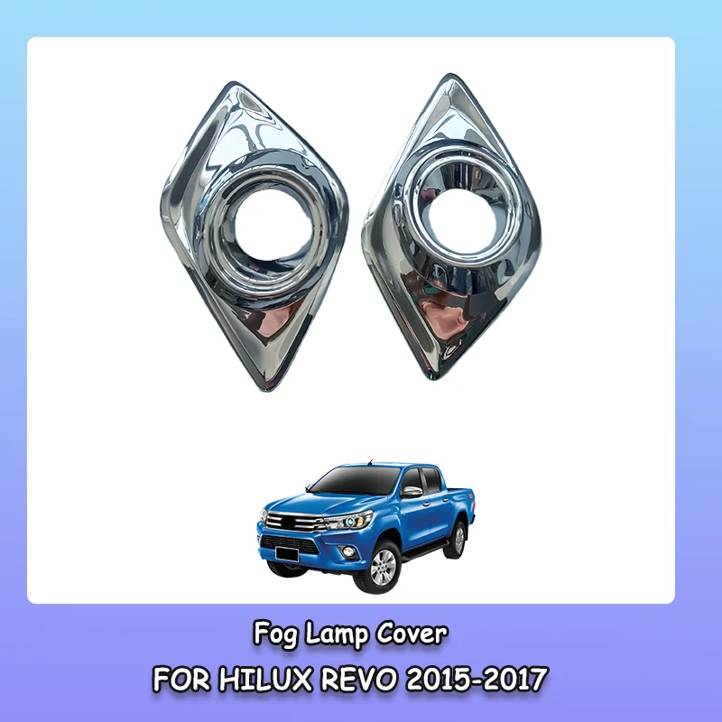 Авто противотуманные фары, аксессуары для TOYOTA HILUX REVO 2015-2017, абс, хромированный цвет, комплекты крышек противотуманных фар 
Авто противотуманные фары, аксессуары для TOYOTA HILUX REVO 2015-2017, абс, хромированный цвет, комплекты крышек противотуманных фар