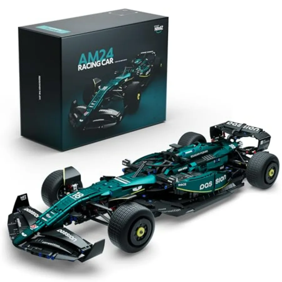 AM24 Formula 1 Racing Car Building Set 1:8 Scale Collectible Model for Adults Authentic Detailing in Red and Black High-Resolut
AM24 Formula 1 Racing Car Building Set 1:8 Scale Collectible Model for Adults Authentic Detailing in Red and Black High-Resolut