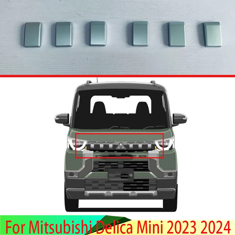 For Mitsubishi Delica Mini 2023 2024 Car Accessories ABS Chrome Front Center Mesh Grille Grill Cover Radiator Strip Trim
For Mitsubishi Delica Mini 2023 2024 Car Accessories ABS Chrome Front Center Mesh Grille Grill Cover Radiator Strip Trim