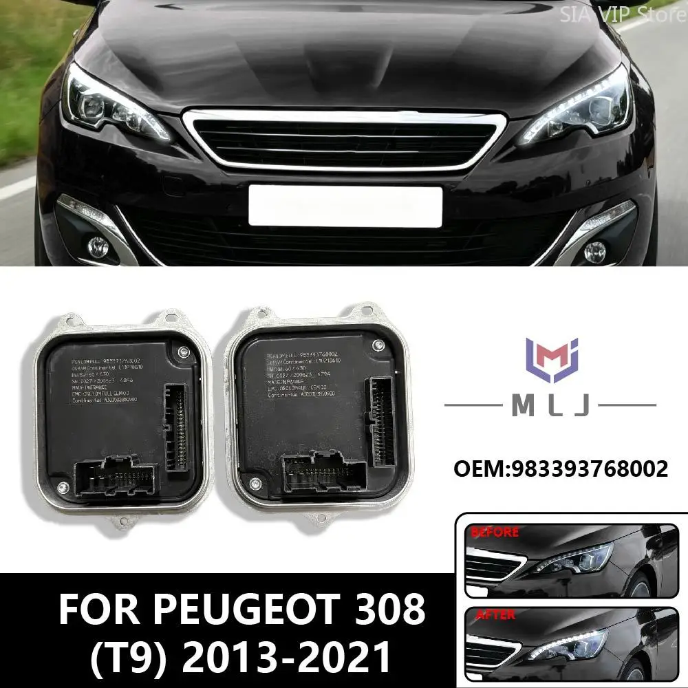 Headlight DRL Ballast Unit For Peugeot 308 (T9) 2013-2021 983393768002 Daytime Running Light Module Angel Eye Car Accessories
Headlight DRL Ballast Unit For Peugeot 308 (T9) 2013-2021 983393768002 Daytime Running Light Module Angel Eye Car Accessories