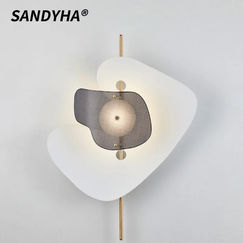 SANDYHA Nordic Wall Lamp Artistic Bedside Lamp LED Lighting Fixture for Home Decoration In Bedroom Living Room Entrance Corridor
SANDYHA Nordic Wall Lamp Artistic Bedside Lamp LED Lighting Fixture for Home Decoration In Bedroom Living Room Entrance Corridor