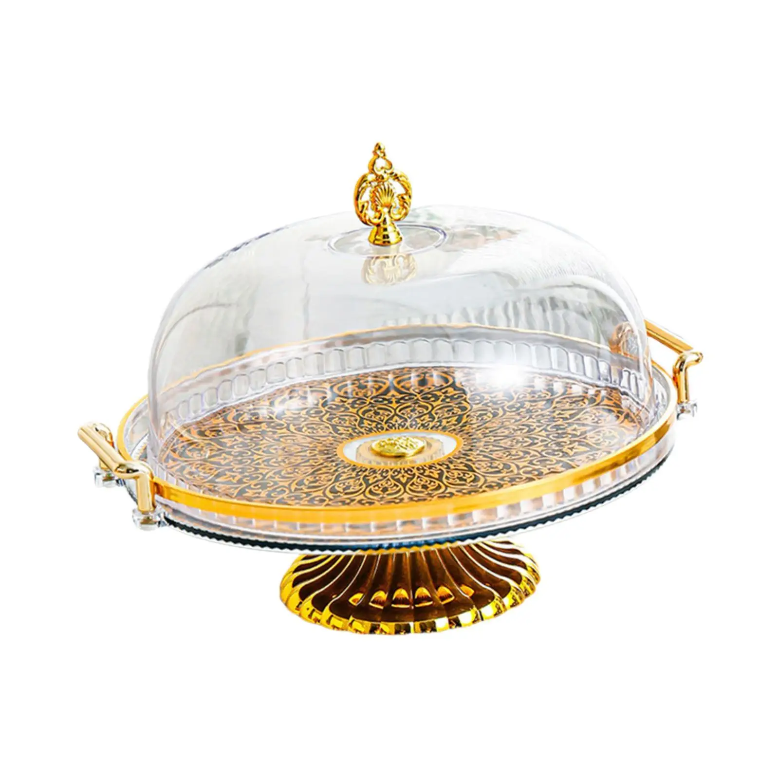 Decorative Kitchen Platter with Lid Cupcake Candy Display Tray Multifunctional Salad Bowl Cake Stand for Candy Cupcake Muffins
Decorative Kitchen Platter with Lid Cupcake Candy Display Tray Multifunctional Salad Bowl Cake Stand for Candy Cupcake Muffins
