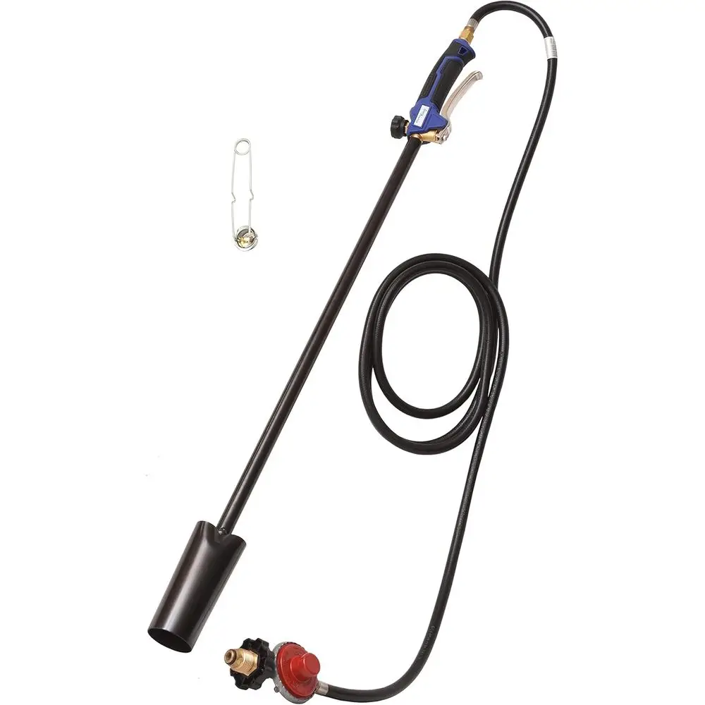 Heavy-Duty Propane Torch Kit with 10-T Hose Regulator and 40-Inch Hose for Weed Burning
Heavy-Duty Propane Torch Kit with 10-T Hose Regulator and 40-Inch Hose for Weed Burning