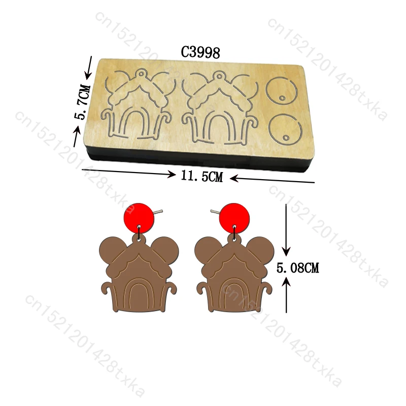 New earring embossing Wooden Dies Christmas house Cutting Die Scrapbooking C3998
New earring embossing Wooden Dies Christmas house Cutting Die Scrapbooking C3998