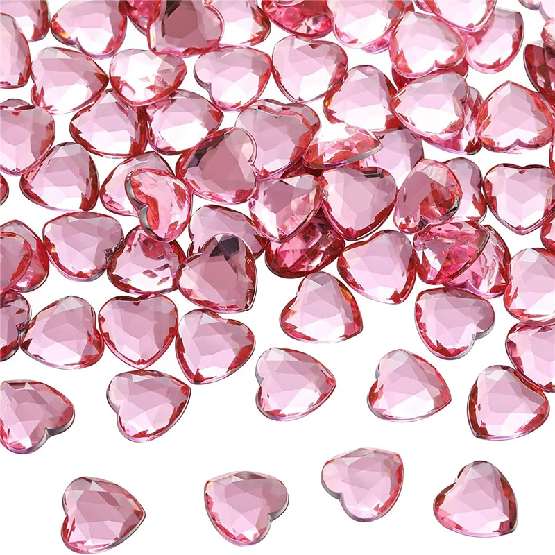 200PCS Heart-Shaped Valentine's Day Acrylic 0.5 Inch Wedding Flat Back Heart-Shaped Rhinestone (Red-Pink)
200PCS Heart-Shaped Valentine's Day Acrylic 0.5 Inch Wedding Flat Back Heart-Shaped Rhinestone (Red-Pink)