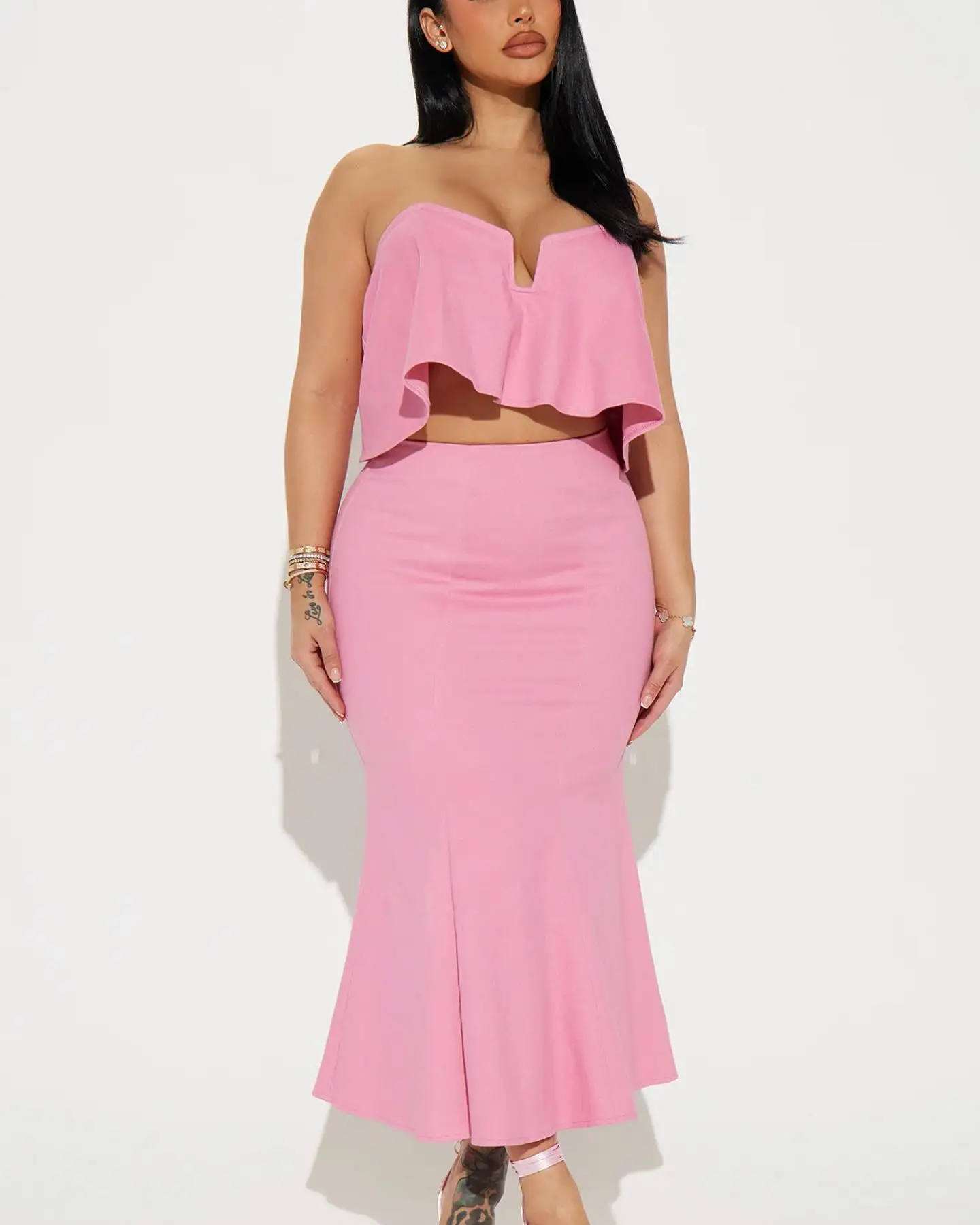 Customized Sexy Jersey Evening Dresses Temperament Sleeveless Strapless Celebrity Gowns Custom Size Bespoke Occasion G
Customized Sexy Jersey Evening Dresses Temperament Sleeveless Strapless Celebrity Gowns Custom Size Bespoke Occasion G