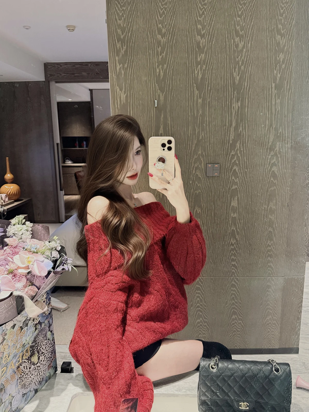 Sexy oulder Bared Thiened Sweater Coat for Women Manchester Old S 2025 New Autumn Winter Loose Fit Long Sve Knitwear
Sexy oulder Bared Thiened Sweater Coat for Women Manchester Old S 2025 New Autumn Winter Loose Fit Long Sve Knitwear