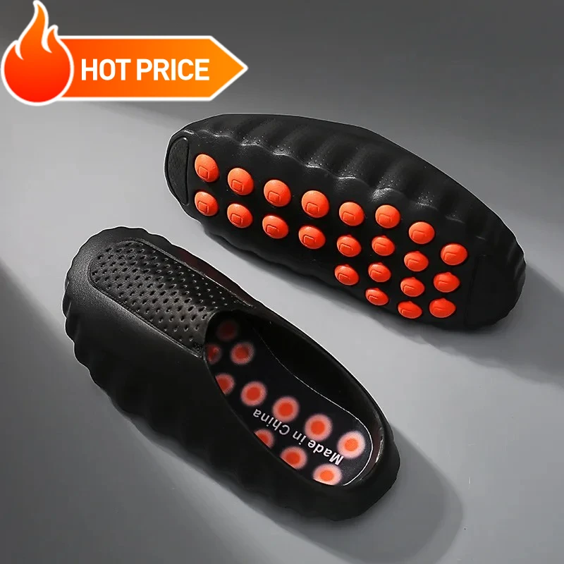 Hole shoes men's summer slippers breathable bag head drag comfortable foot massage soft sole couple sports
Hole shoes men's summer slippers breathable bag head drag comfortable foot massage soft sole couple sports