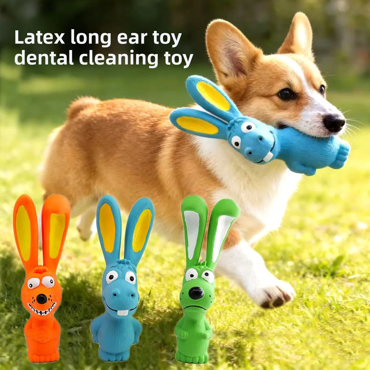 New Dog Latex Sound Toy Long Ear Animal Series Wear-resistant Teeth Cleansing Natural Rubber
New Dog Latex Sound Toy Long Ear Animal Series Wear-resistant Teeth Cleansing Natural Rubber