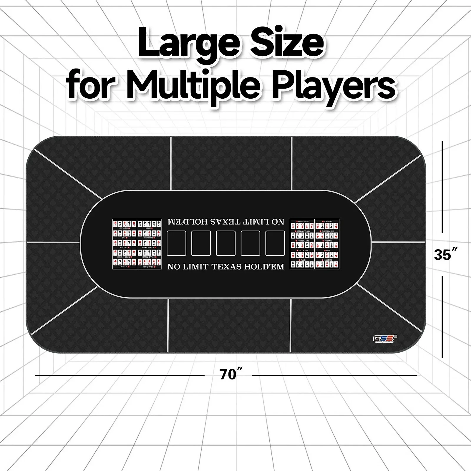 180x90cm large-sized rubber table MATS for Texas Hold 'em poker party poker MATS and entertainment accessories
180x90cm large-sized rubber table MATS for Texas Hold 'em poker party poker MATS and entertainment accessories
