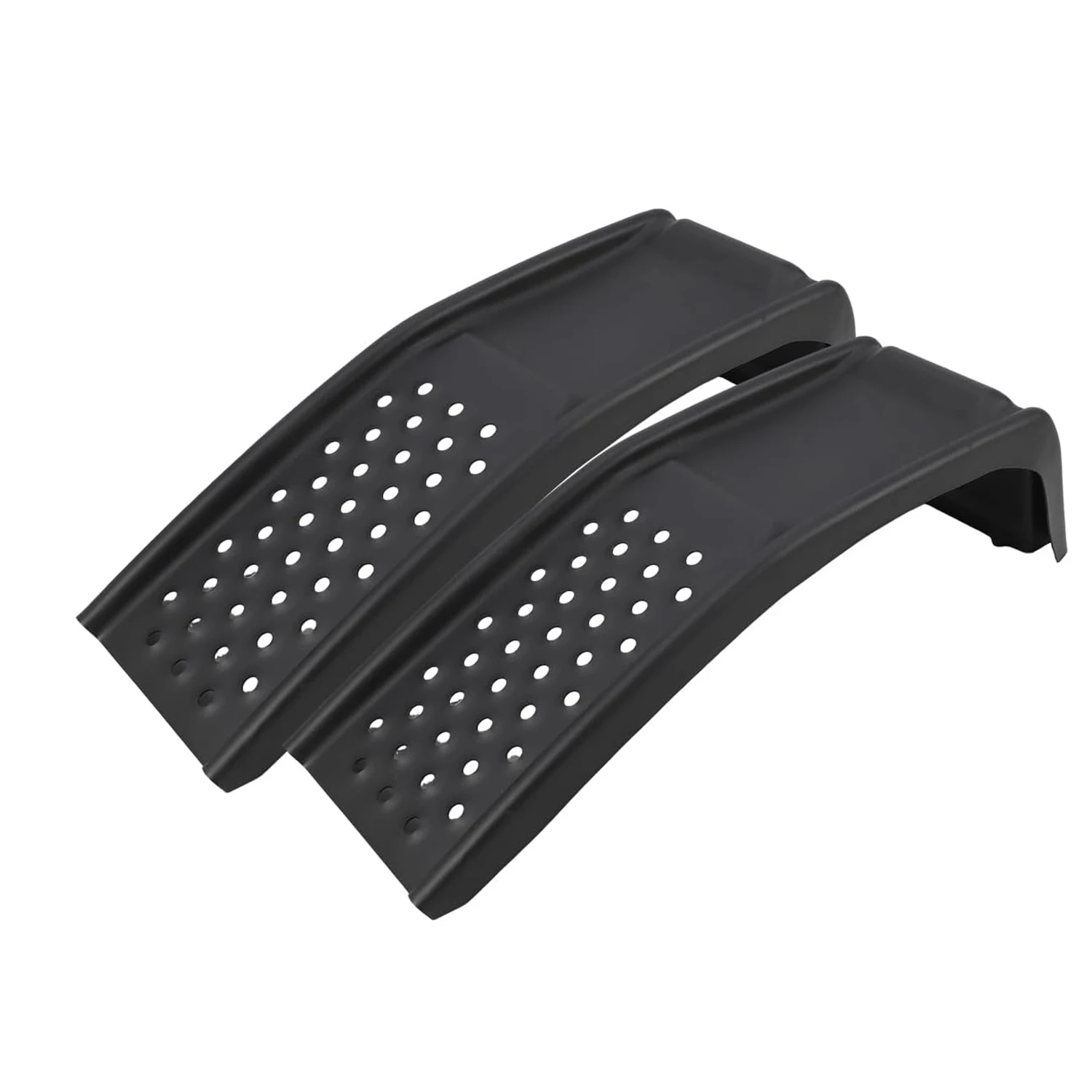 2 Pack Steel Car Ramps 8000 Lbs Capacity 8 Inch Max Lift Height Auto Ramp for Car Maintenance and Repair Vehicle Lift Ramps