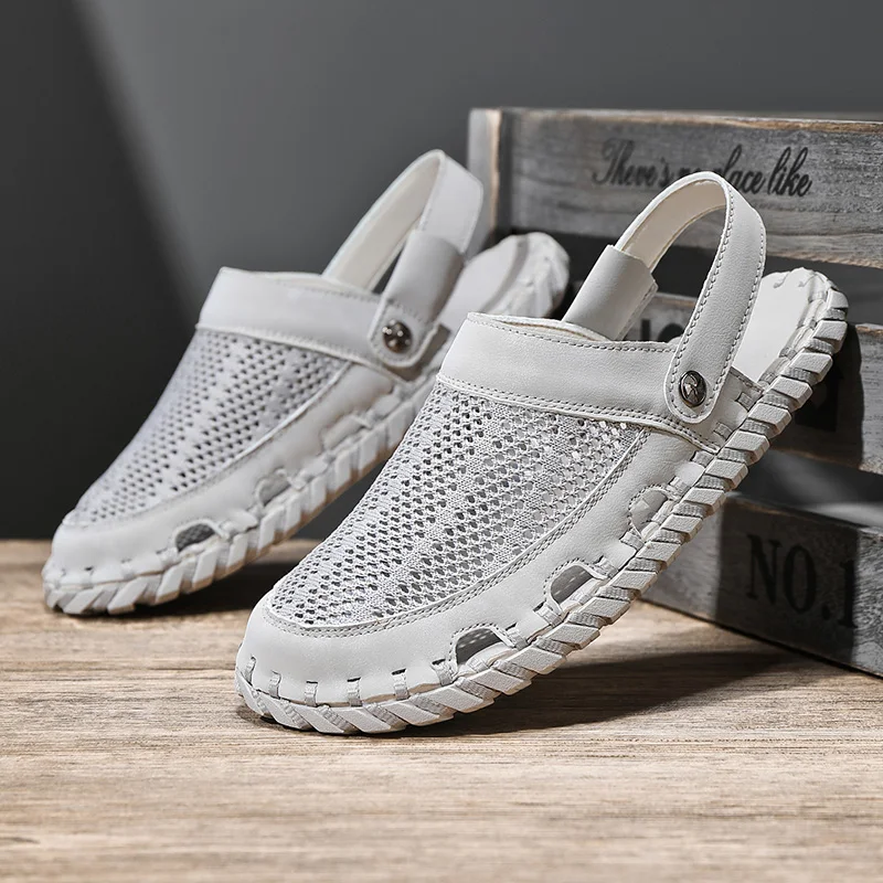 Summer Men Sandals Genuine Leather Mens Casual Shoes Outdoor Men Leather Sandals for Men Beach Shoes Roman mens Shoes
Summer Men Sandals Genuine Leather Mens Casual Shoes Outdoor Men Leather Sandals for Men Beach Shoes Roman mens Shoes