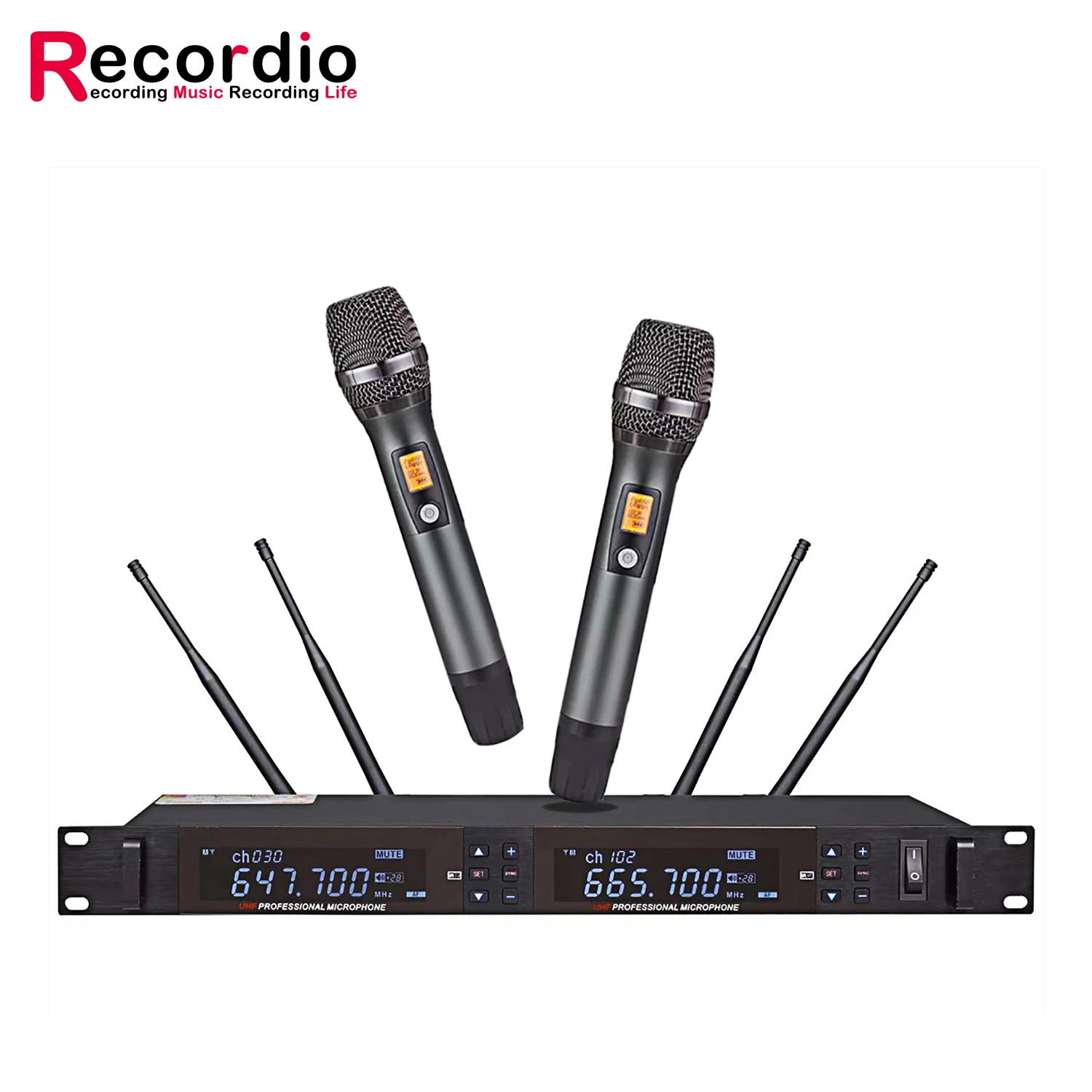 GAW-AK2800 Two Channel UHF Wireless Microphone handheld microphone for Home KTV, conference, Outdoor performance
GAW-AK2800 Two Channel UHF Wireless Microphone handheld microphone for Home KTV, conference, Outdoor performance