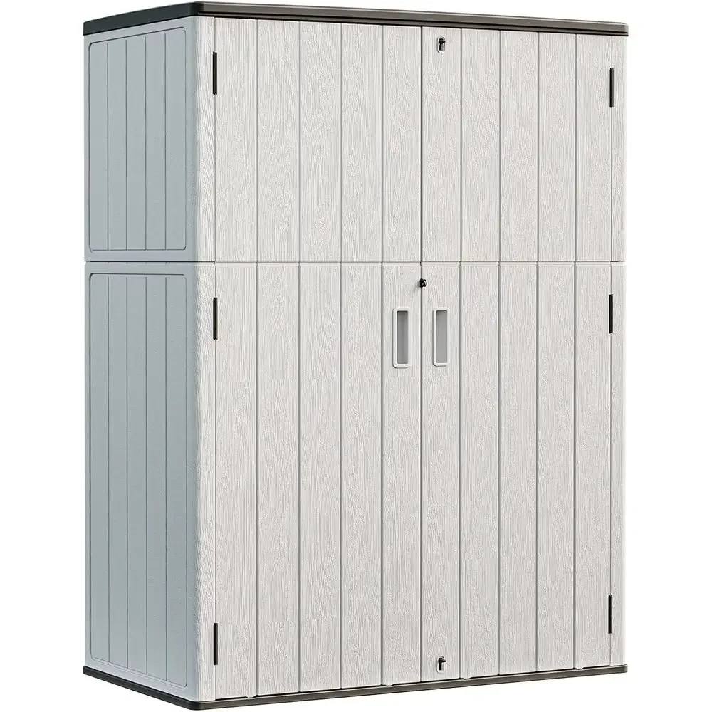 All-Weather Resin Outdoor Storage Shed, 57 Cu.ft, with Floor, Light Gray
All-Weather Resin Outdoor Storage Shed, 57 Cu.ft, with Floor, Light Gray