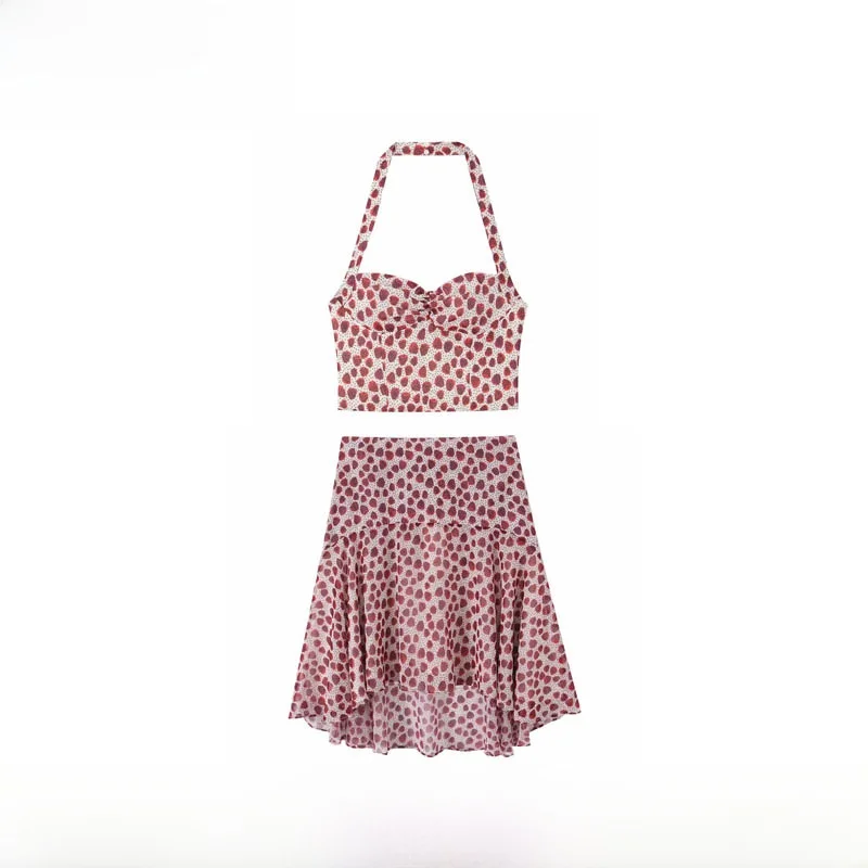 Spring Summer New Women's Fashion Set Long Sleeve Midi Skirt Neck Hanging Print Top ZR Style Youth Short Pants Fashion Set
Spring Summer New Women's Fashion Set Long Sleeve Midi Skirt Neck Hanging Print Top ZR Style Youth Short Pants Fashion Set