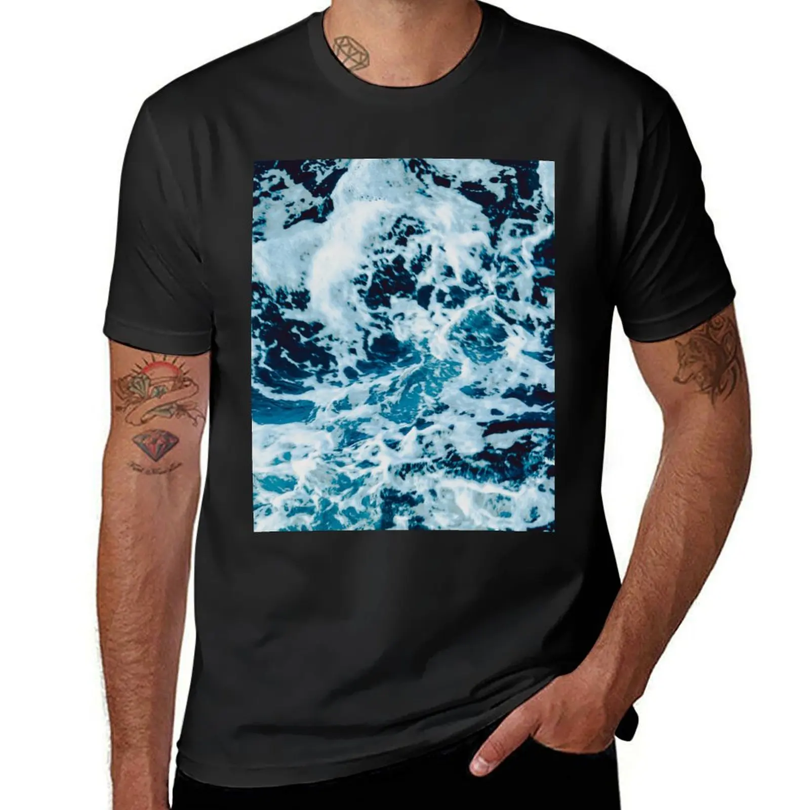 Turquoise Blue Ocean Waves T-Shirt Short sleeve tee Aesthetic clothing boys animal print t shirts for men pack
Turquoise Blue Ocean Waves T-Shirt Short sleeve tee Aesthetic clothing boys animal print t shirts for men pack