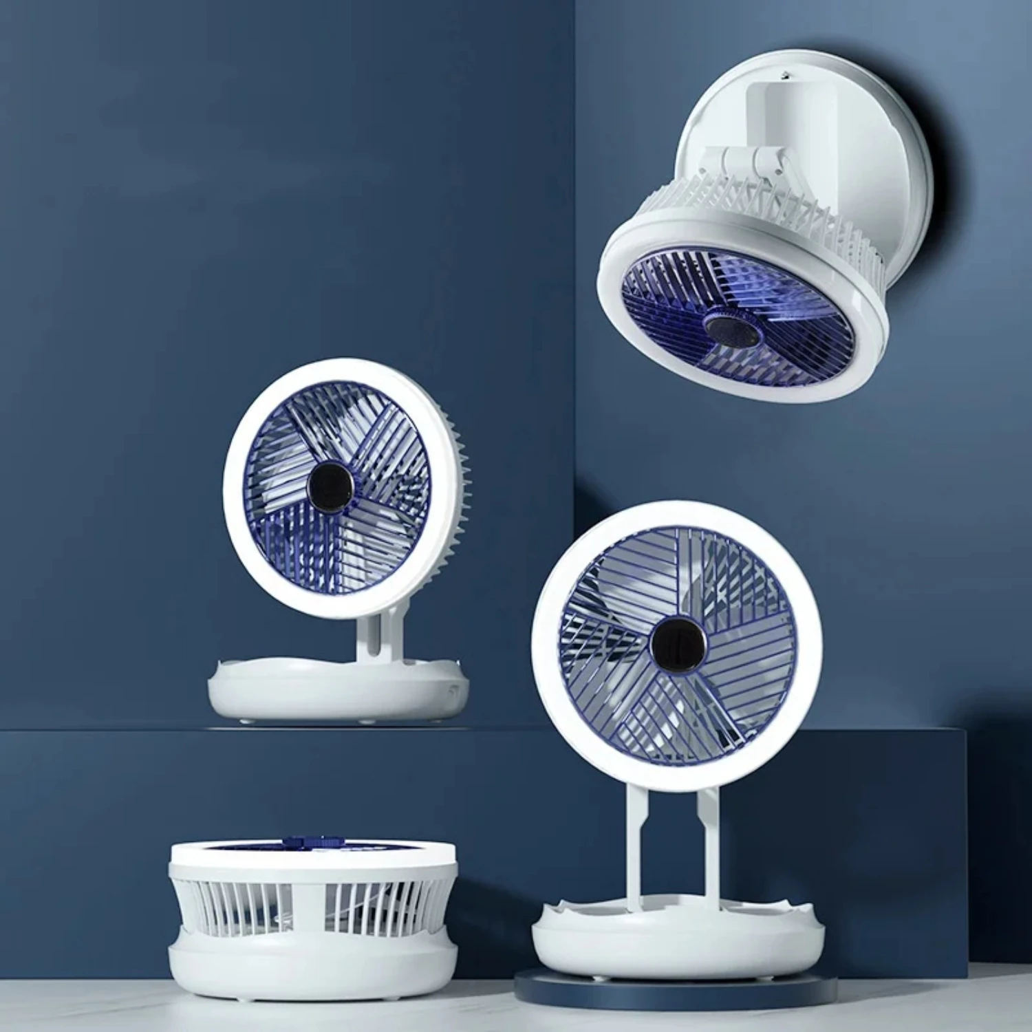 Desktop Multifunctional Folding Fan Wall Mounted Fan with Lamp USB Charging 2400mAh Battery Portable Air Cooling ventilator
Desktop Multifunctional Folding Fan Wall Mounted Fan with Lamp USB Charging 2400mAh Battery Portable Air Cooling ventilator