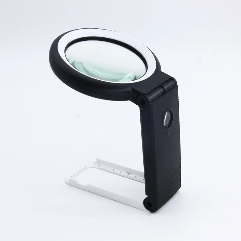 10X 30X Foldable Magnifying Glass with Stand - 18 LED Lights, High-Power HD Double Glass Lenses
10X 30X Foldable Magnifying Glass with Stand - 18 LED Lights, High-Power HD Double Glass Lenses