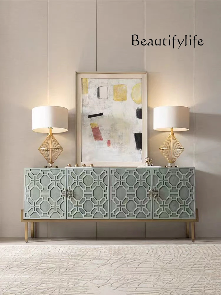 Light luxury American modern simple shoe cabinet decoration Nordic living room high-end TV cabinet storage designer fashion
Light luxury American modern simple shoe cabinet decoration Nordic living room high-end TV cabinet storage designer fashion