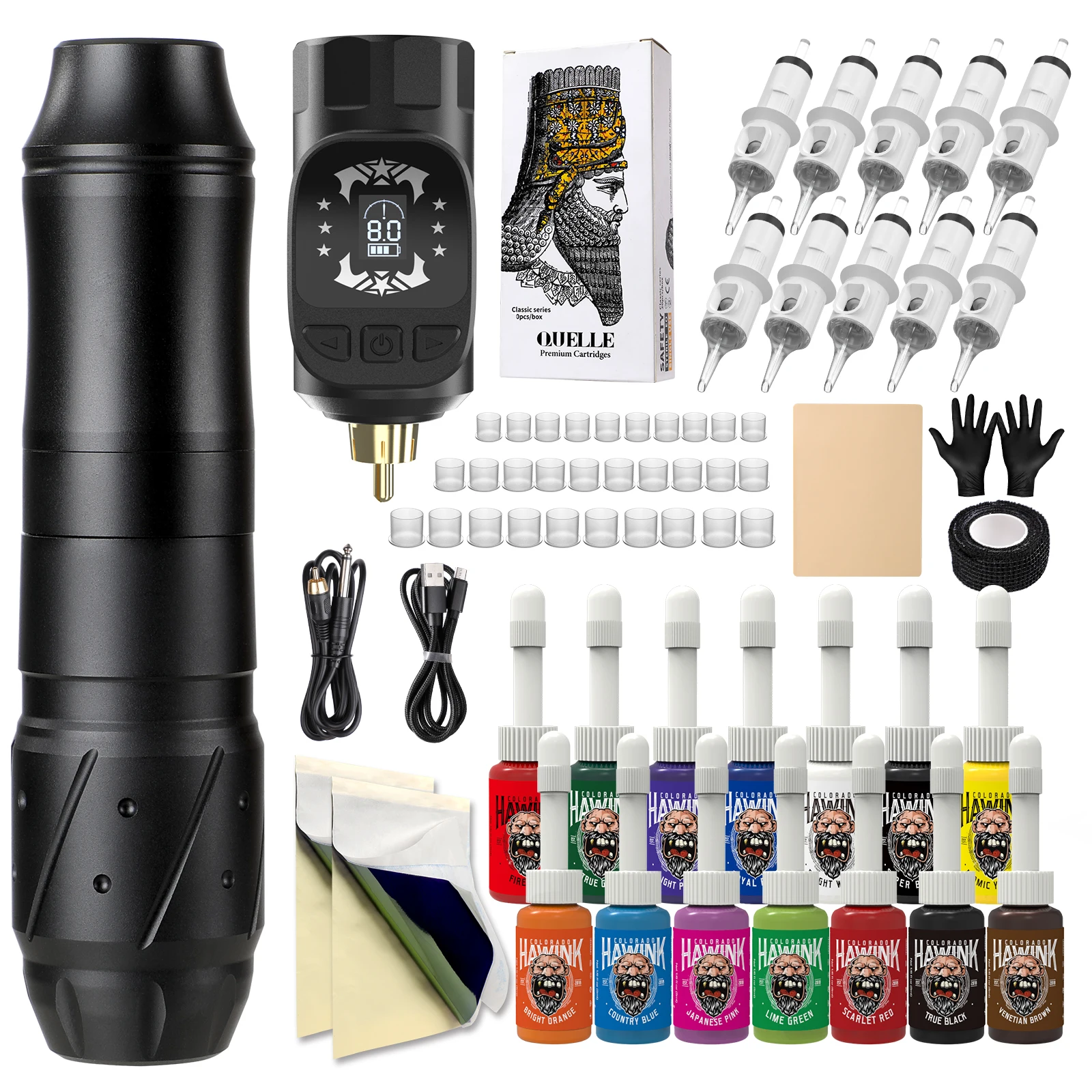 STIGMA Tattoo Machine Pen Kit Domestic Motor Power Transmission Concave Convex Grip Makeup Portable LCD For Tattoo Artists
STIGMA Tattoo Machine Pen Kit Domestic Motor Power Transmission Concave Convex Grip Makeup Portable LCD For Tattoo Artists
