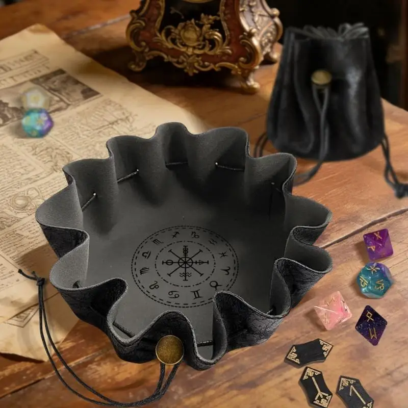 Light weight Zodiacs Dices Bag Practical Dices Tray for Outdoor Entertainment
Light weight Zodiacs Dices Bag Practical Dices Tray for Outdoor Entertainment