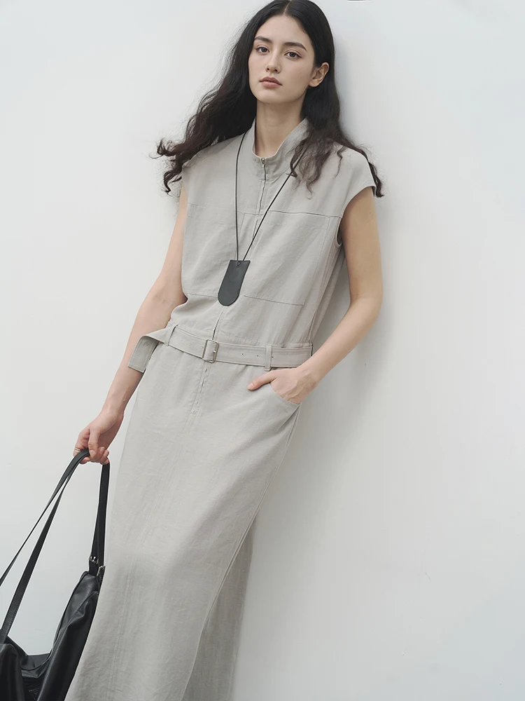 Linen Rayon Slimming Straight H-Shape Summer Dress Women's Halter Neck Casual Style Midi Dress Ladies' Summer Fashion
Linen Rayon Slimming Straight H-Shape Summer Dress Women's Halter Neck Casual Style Midi Dress Ladies' Summer Fashion