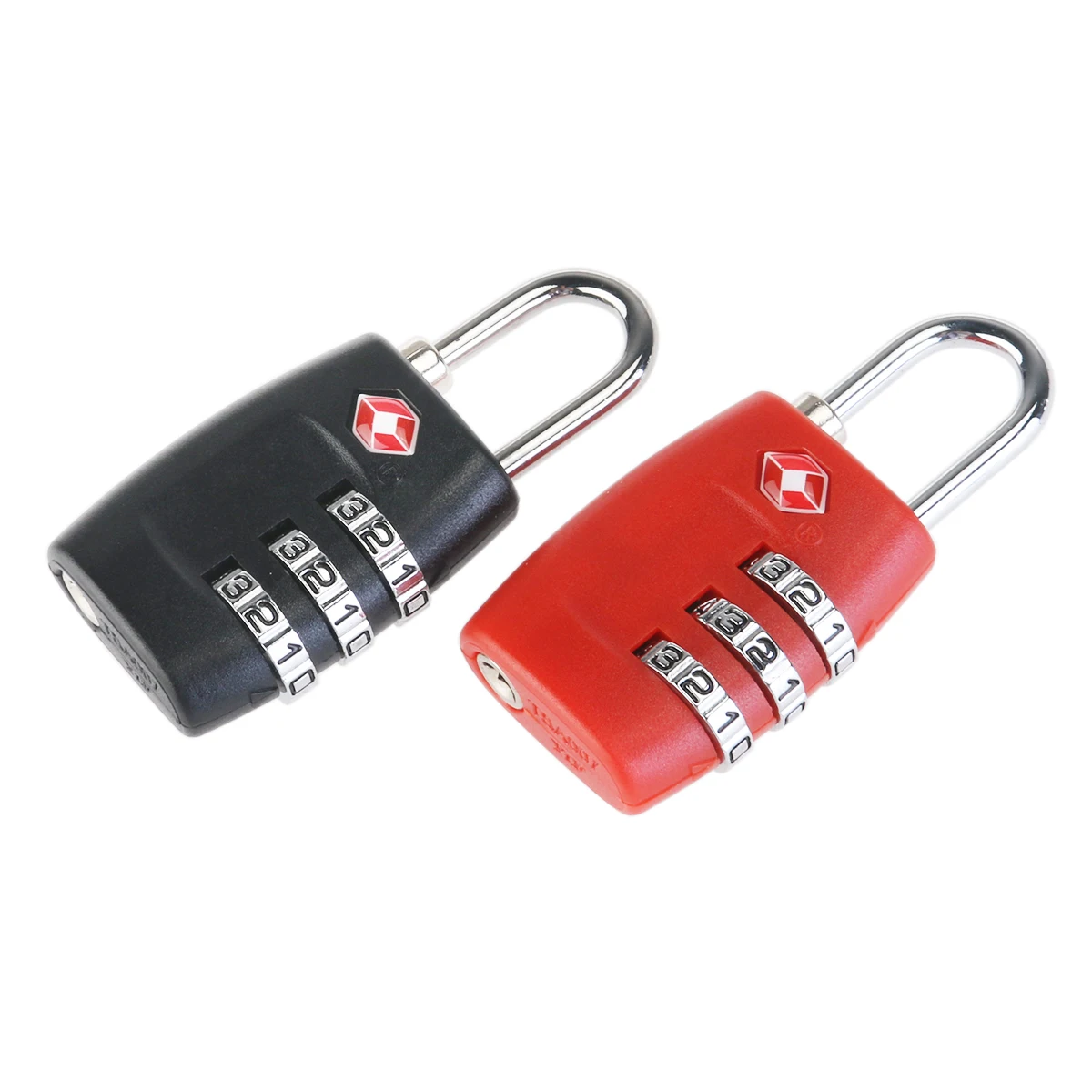 2pcs TSA Approved Luggage Lock 3- Combination Padlock Red Black 6x3cm Durable Zinc Alloy Travel
2pcs TSA Approved Luggage Lock 3- Combination Padlock Red Black 6x3cm Durable Zinc Alloy Travel