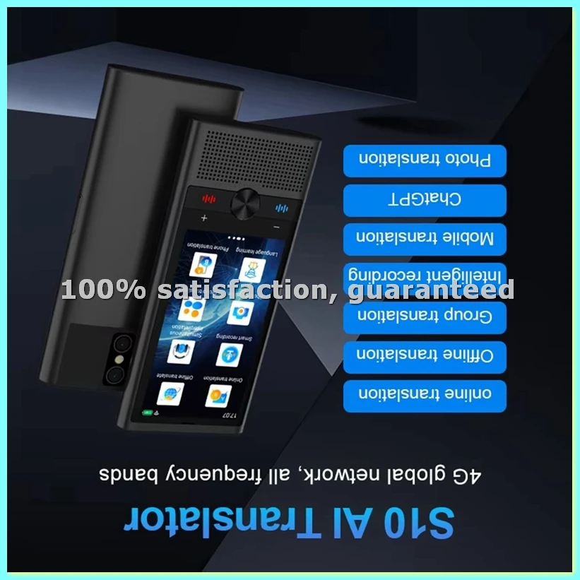 Language Translator Device Portable Translator 148 Languages Recording Translation 4G WIFI Ai Smart Translate Machine-ELEC
Language Translator Device Portable Translator 148 Languages Recording Translation 4G WIFI Ai Smart Translate Machine-ELEC