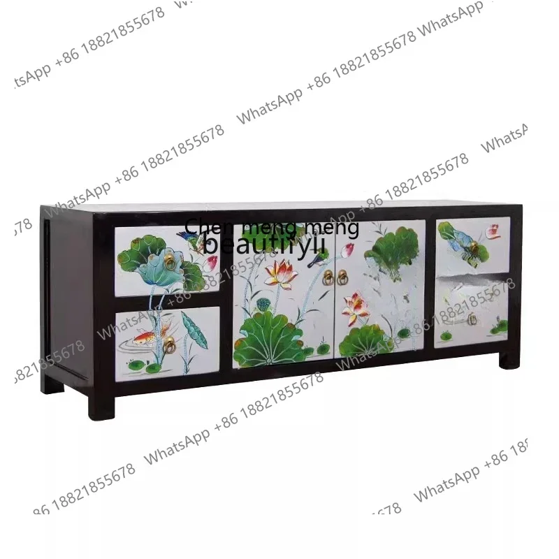 ss8350 Новая гостиная из цельного дерева в китайском стиле, роспись, журнальный столик, современная маленькая квартира, спальня, ТВ-шкаф
ss8350 Новая гостиная из цельного дерева в китайском стиле, роспись, журнальный столик, современная маленькая квартира, спальня, ТВ-шкаф