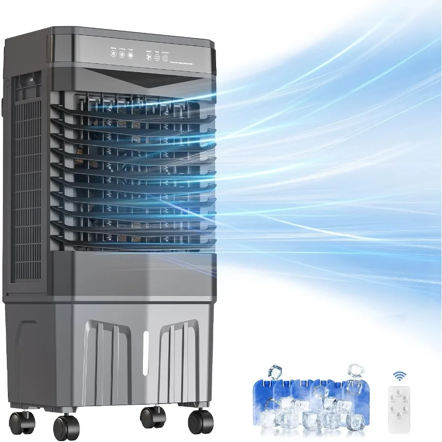 Поворотный охладитель 1800 куб. футов в минуту с дистанционным управлением, испарительный воздухоохладитель мощностью 5,3 галлона, 3 скорости, 12 часов, таймер, 120 осцилляций, портативный воздух в помещении и на открытом воздухе
Поворотный охладитель 1800 куб. футов в минуту с дистанционным управлением, испарительный воздухоохладитель мощностью 5,3 галлона, 3 скорости, 12 часов, таймер, 120 осцилляций, портативный воздух в помещении и на открытом воздухе