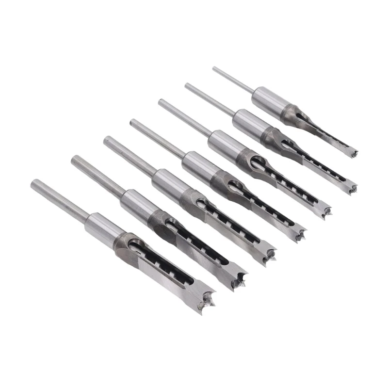 7Pcs Heavy Duty Square Hole Drill Bit Collection Drill Bits For Woodworking Projects Exact Size Matching
7Pcs Heavy Duty Square Hole Drill Bit Collection Drill Bits For Woodworking Projects Exact Size Matching
