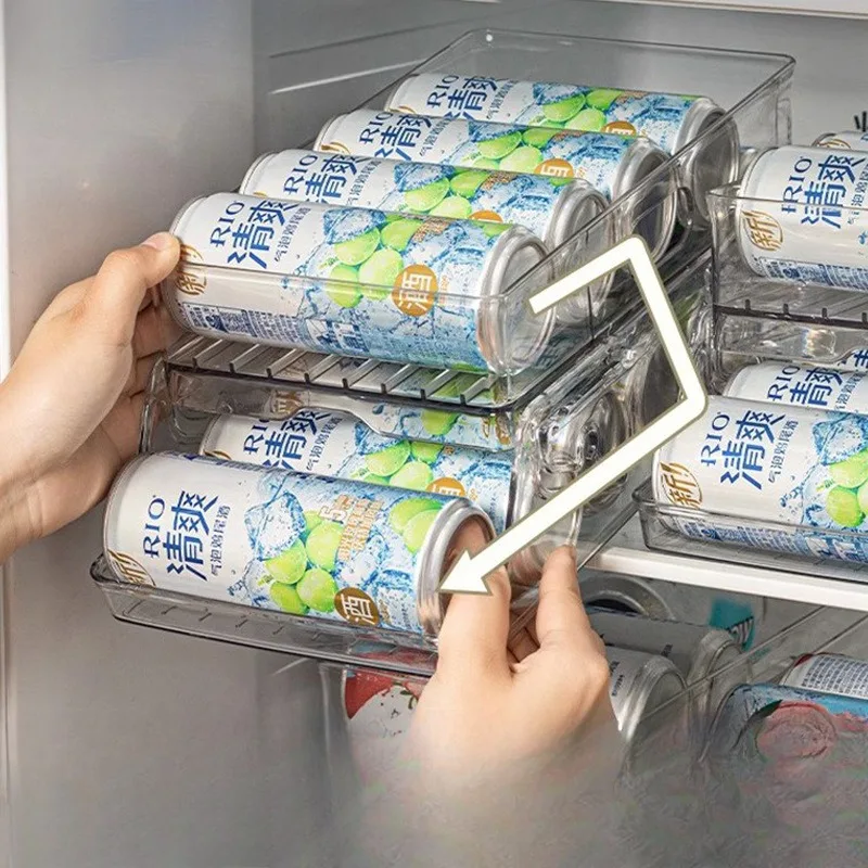 Двухслойный катящийся штабелируемый ящик для хранения банок, кухонный настольный органайзер для хранения напитков, пластиковый цилиндр
Двухслойный катящийся штабелируемый ящик для хранения банок, кухонный настольный органайзер для хранения напитков, пластиковый цилиндр