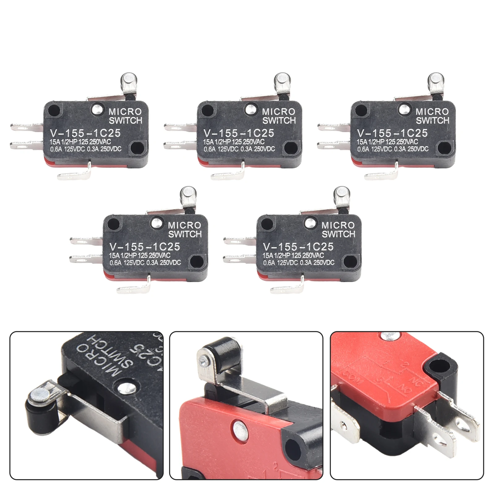 Инструменты, переключатель, детали монитора, самосброс, чувствительный ход, 250N, 3 клеммы, схемы управления, высокоточный предел для дома
Инструменты, переключатель, детали монитора, самосброс, чувствительный ход, 250N, 3 клеммы, схемы управления, высокоточный предел для дома