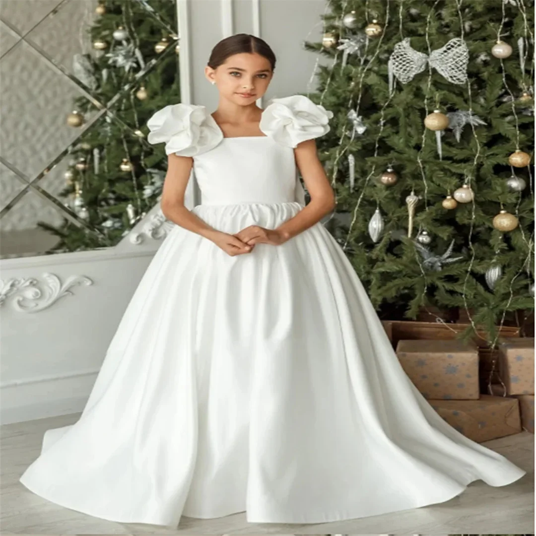 Communion Dress Lace Flower Girl Dresses For Wedding Jewel Neck 3D Floral Appliqued Toddler Pageant Gowns Tulle First
Communion Dress Lace Flower Girl Dresses For Wedding Jewel Neck 3D Floral Appliqued Toddler Pageant Gowns Tulle First