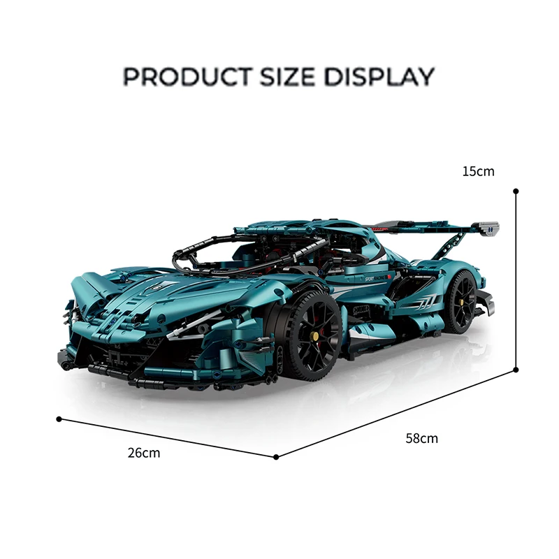 MOC Creative Ideas 3236pcs 1:8 Technical Supercar IE Sport Racing Car Building Blocks Car Model Bricks Toy for Adult Gifts
MOC Creative Ideas 3236pcs 1:8 Technical Supercar IE Sport Racing Car Building Blocks Car Model Bricks Toy for Adult Gifts