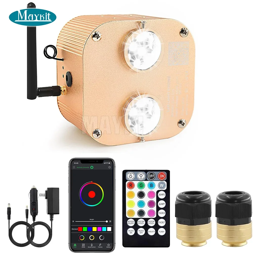 APP control dual port 20W RGBW led fiber optic light source with twinkle effect
APP control dual port 20W RGBW led fiber optic light source with twinkle effect