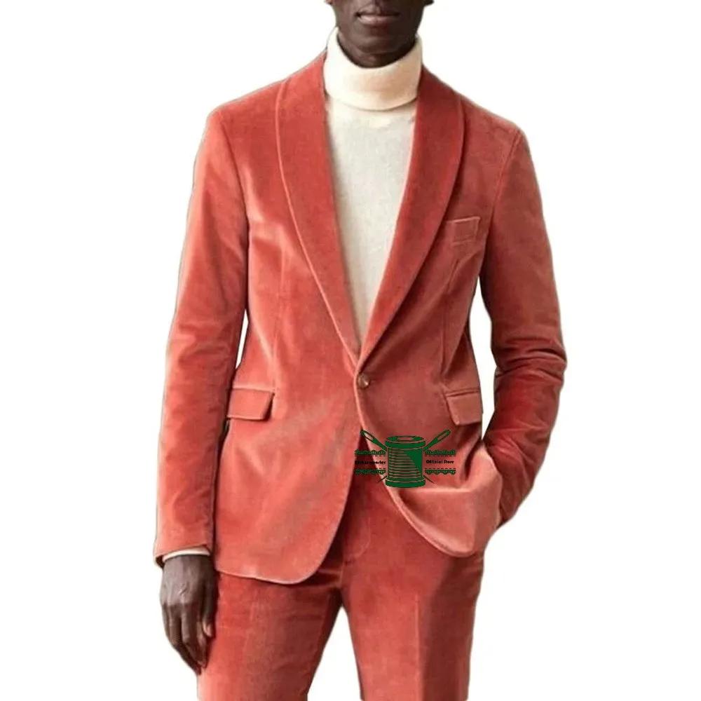 Men's Velvet Suits 2 Pieces Slim Fit Single Breasted One Button Coat for Wedding Dinner Suit Wedding suit Tailor Suit Blazer
Men's Velvet Suits 2 Pieces Slim Fit Single Breasted One Button Coat for Wedding Dinner Suit Wedding suit Tailor Suit Blazer