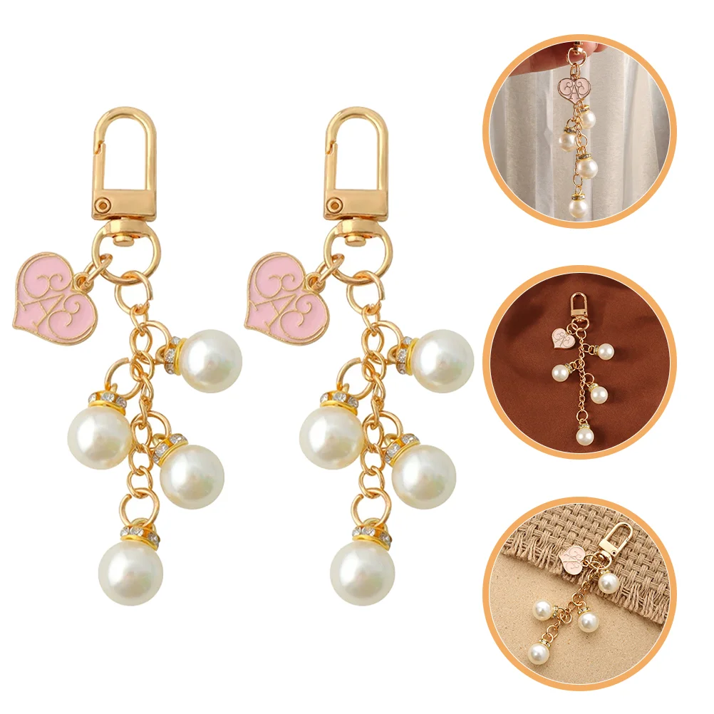 2 Pcs Crystal Pearl Keychain Bag Charms for Handbags Tote Decoration Backpack Girls Zinc Alloy Aesthetic
2 Pcs Crystal Pearl Keychain Bag Charms for Handbags Tote Decoration Backpack Girls Zinc Alloy Aesthetic