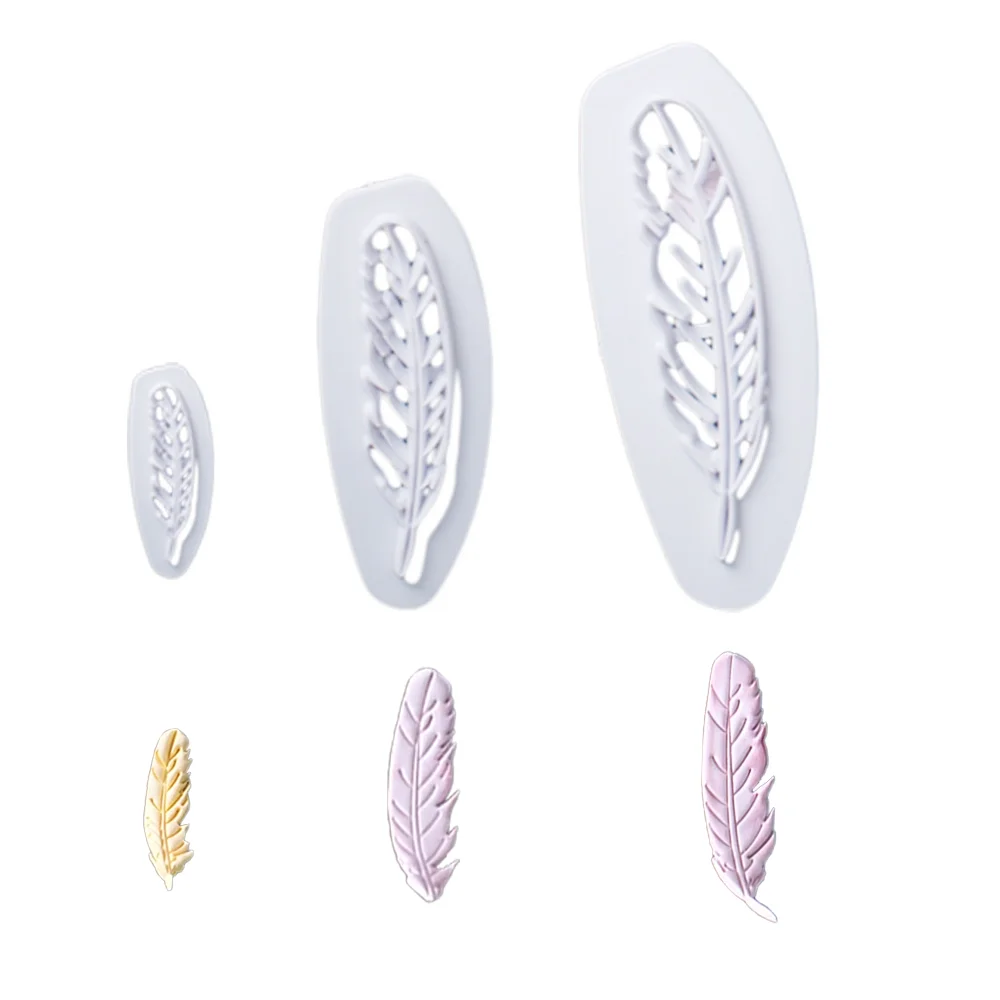2 Pattern Feather Shape Cookie Cutters Mold Set of 3 Each Pattern DIY Fondant Cutters Mold Sugarcraft Feather Cookies DIY Baking
2 Pattern Feather Shape Cookie Cutters Mold Set of 3 Each Pattern DIY Fondant Cutters Mold Sugarcraft Feather Cookies DIY Baking